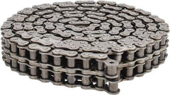 Morse - 3/4" Pitch, ANSI 60-2, Double Strand Roller Chain - Chain No. 60-2, 10 Ft. Long, 15/32" Roller Diam, 1/2" Roller Width - USA Tool & Supply
