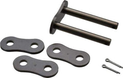 Morse - 1-1/4" Pitch, ANSI 100-2, Cottered Roller Chain Connecting Link - Chain No. 100-2 - USA Tool & Supply
