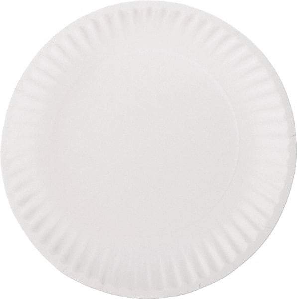 Solo - Paper Plates, 9" - White - USA Tool & Supply