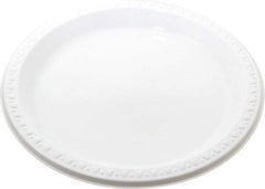 Tablemate Products - Plastic Plates, 9" - White - USA Tool & Supply