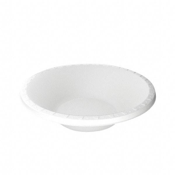 Tablemate Products - Plastic Bowls, 12 oz - White - USA Tool & Supply