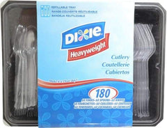 Dixie - 60 Piece Each of Forks, Knives & Spoons - 60 Pieces Each of Forks, Knives and Spoons - USA Tool & Supply