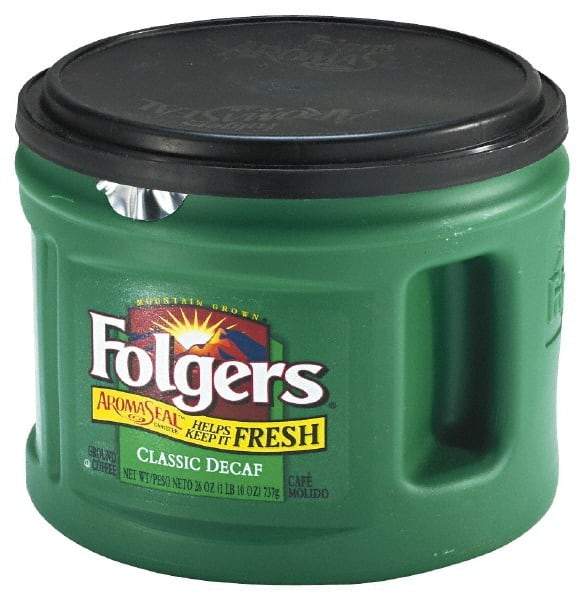 Folgers - Folgers Decaffeinated Ground Coffee, 22.6 oz. Can - USA Tool & Supply