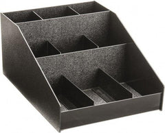 Vertiflex Products - Horizontal Organizer - 12 x 16 x 7-1/2 Inch, Black, For Use with Condiments - USA Tool & Supply