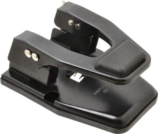 Master - Paper Punches Type: 40 Sheet HD 2-Hole Punch Color: Black - USA Tool & Supply