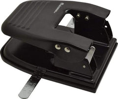 UNIVERSAL - Paper Punches Type: 25 Sheet 2-Hole Punch Color: Black - USA Tool & Supply