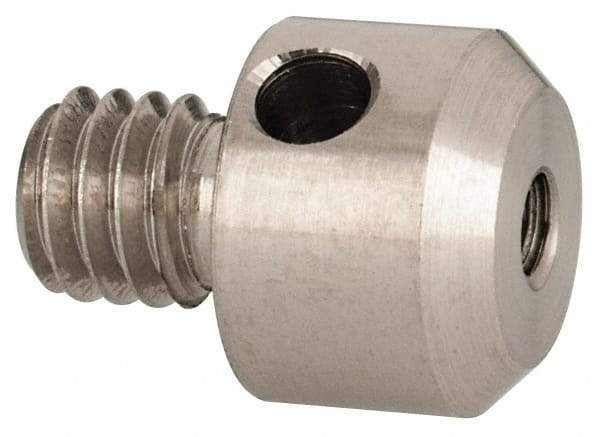 Renishaw - M2 Female, M4 Male, Stainless Steel, CMM Thread Adapter - 0.1969 Inch Long, Includes Sa5 Adaptor(M4-M2) Renishaw Stylus Accessory - USA Tool & Supply