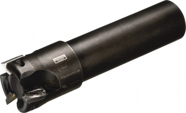 Sandvik Coromant - 1" Cut Diam, Indexable Square-Shoulder Face Mill - USA Tool & Supply