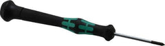 Wera - #00, 5-3/8" OAL, Standard Phillips Screwdriver - 1-9/16" Blade Length, Round Shank, Ergonomic Handle - USA Tool & Supply