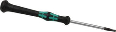 Wera - 7/64" Precision Miniature Hex Driver - 2-3/8" Bade Length, Ergonomic with Spinning Cap Handle, 2-3/8" OAL - USA Tool & Supply