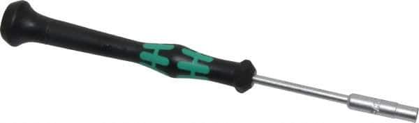 Wera - 5/32" Solid Shaft Precision Nutdriver - Ergonomic Handle, 6-1/4" OAL - USA Tool & Supply