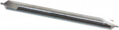 Hertel - #0 Plain Cut 90° Incl Angle Solid Carbide Combo Drill & Countersink - USA Tool & Supply