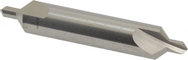 Hertel - #5 Plain Cut 90° Incl Angle Solid Carbide Combo Drill & Countersink - USA Tool & Supply