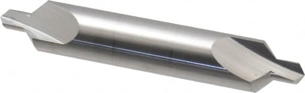 Hertel - #6 Plain Cut 90° Incl Angle Solid Carbide Combo Drill & Countersink - USA Tool & Supply