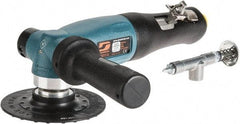 Dynabrade - 4-1/2" Max Disc, 12,000 RPM, Pneumatic Handheld Disc Sander - 43 CFM, 3/8 NPT Inlet, 1.3 hp, 90 psi - USA Tool & Supply