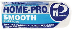 Premier Paint Roller - 1/4" Nap, 7" Wide Paint Roller Cover - Smooth Texture, Polyester - USA Tool & Supply