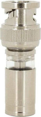 Ideal - Straight, BNC Compression Coaxial Connector - Compatible with RG59, Brass Body - USA Tool & Supply