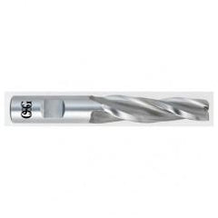 5/64 x 3/16 x 1-1/2 x 2-11/16 3 Fl HSS-CO Tapered Center Cutting End Mill -  Bright - USA Tool & Supply