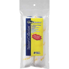 Krylon - 3/8" Nap, 4" Wide Paint Roller Cover - Smooth Texture, Woven - USA Tool & Supply