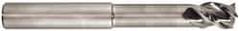 Niagara Cutter - 1", 3 Flute, Single End, Solid Carbide, 0.045" Corner Radius End Mill - 6" OAL, 45° Helix, Right Hand Flute, 1-1/4" LOC, Right Hand Cut, 3-1/2" Extended Reach - USA Tool & Supply