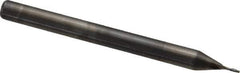 Niagara Cutter - 0.02", 0.06" LOC, 1/8" Shank Diam, 1-1/2" OAL, 2 Flute, Solid Carbide Square End Mill - Single End, Uncoated, Spiral Flute, 30° Helix, Centercutting, Right Hand Cut, Right Hand Flute, Series ME230 - USA Tool & Supply