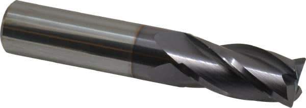 Niagara Cutter - 5/8", 4 Flute, Single End, Solid Carbide, 0.03" Corner Radius End Mill - 3-1/2" OAL, 30° Helix, Right Hand Flute, 1-1/4" LOC, Right Hand Cut - USA Tool & Supply