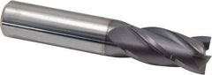 Niagara Cutter - 5/8", 4 Flute, Single End, Solid Carbide, 0.015" Corner Radius End Mill - 3-1/2" OAL, 30° Helix, Right Hand Flute, 1-1/4" LOC, Right Hand Cut - USA Tool & Supply