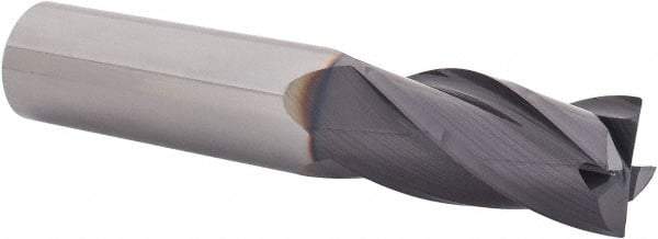 Niagara Cutter - 3/4", 4 Flute, Single End, Solid Carbide, 0.02" Corner Radius End Mill - 4" OAL, 30° Helix, Right Hand Flute, 1-1/2" LOC, Right Hand Cut - USA Tool & Supply