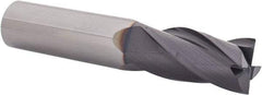 Niagara Cutter - 3/4", 4 Flute, Single End, Solid Carbide, 0.02" Corner Radius End Mill - 4" OAL, 30° Helix, Right Hand Flute, 1-1/2" LOC, Right Hand Cut - USA Tool & Supply