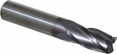 Niagara Cutter - 5/8", 4 Flute, Single End, Solid Carbide, 0.06" Corner Radius End Mill - 3-1/2" OAL, 30° Helix, Right Hand Flute, 1-1/4" LOC, Right Hand Cut - USA Tool & Supply