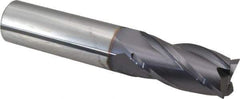Niagara Cutter - 3/4", 4 Flute, Single End, Solid Carbide, 0.015" Corner Radius End Mill - 4" OAL, 30° Helix, Right Hand Flute, 1-1/2" LOC, Right Hand Cut - USA Tool & Supply