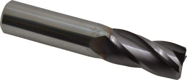 Niagara Cutter - 3/4", 4 Flute, Single End, Solid Carbide, 0.045" Corner Radius End Mill - 4" OAL, 30° Helix, Right Hand Flute, 1-1/2" LOC, Right Hand Cut - USA Tool & Supply