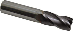 Niagara Cutter - 3/4", 4 Flute, Single End, Solid Carbide, 0.045" Corner Radius End Mill - 4" OAL, 30° Helix, Right Hand Flute, 1-1/2" LOC, Right Hand Cut - USA Tool & Supply