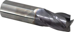 Niagara Cutter - 1", 4 Flute, Single End, Solid Carbide, 0.03" Corner Radius End Mill - 4" OAL, 30° Helix, Right Hand Flute, 1-1/2" LOC, Right Hand Cut - USA Tool & Supply