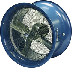 Patterson Fan - 34" Blade, 3 hp, 17,000 CFM, Industrial Circulation Fan - Suspension, 230/460 Volts, 1 Speed - USA Tool & Supply