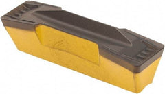 Iscar - 808GDMY Grade IC8250, 8mm Cutting Width Carbide Grooving Insert - 27mm Max Depth of Cut, Neutral, 0.8mm Corner Radius, TiCN/Al2O3/TiN Finish - USA Tool & Supply
