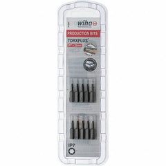 Wiha - 1/4" Drive IP7 Torx Plus Screwdriver Bit - 1" OAL, Insert Bit - USA Tool & Supply