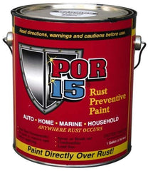 POR-15 - 1 Gal, Clear, Rust Preventative Paint - Comes in Can with Handle - USA Tool & Supply