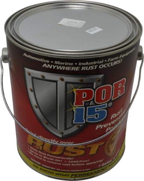 POR-15 - 1 Gal, Semi Gloss Black, Rust Preventative Paint - Comes in Can with Handle - USA Tool & Supply