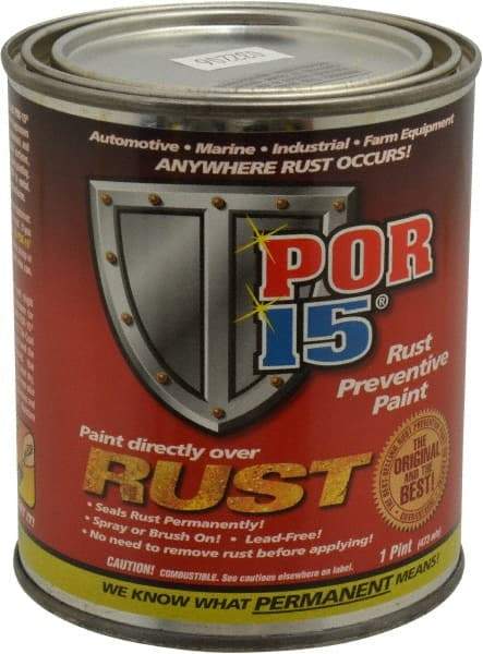 POR-15 - 1 Pint, Gray, Rust Preventative Paint - Comes in Can - USA Tool & Supply