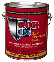 POR-15 - 5 Gal, Semi Gloss Black, Rust Preventative Paint - Comes in Pail - USA Tool & Supply