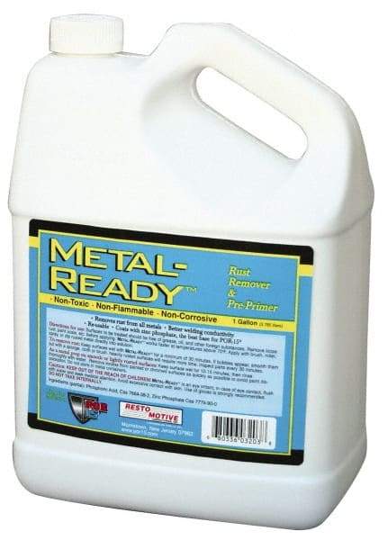 POR-15 - Automotive Metal Preparation - 1 Gal Jug with Empty Spray Bottle - USA Tool & Supply