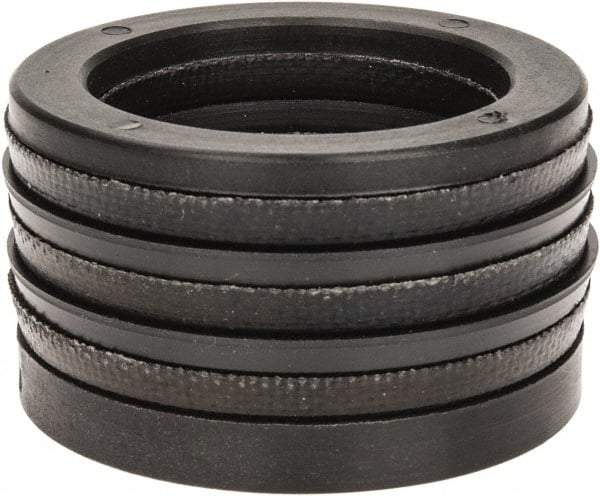 Made in USA - 1-1/4" Inside Diam x 1-3/4" Outside Diam V-Packing Set - 1" High - USA Tool & Supply