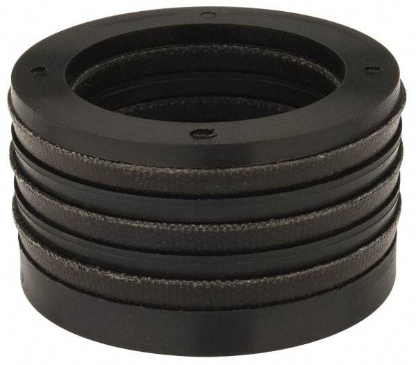 Made in USA - 1-1/2" Inside Diam x 2-1/8" Outside Diam V-Packing Set - 1-1/6" High - USA Tool & Supply