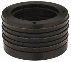 Made in USA - 1-1/2" Inside Diam x 2-1/8" Outside Diam V-Packing Set - 1-1/6" High - USA Tool & Supply
