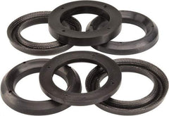 Made in USA - 1-1/2" Inside Diam x 2-1/4" Outside Diam V-Packing Set - 1-1/6" High - USA Tool & Supply