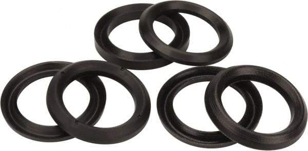 Made in USA - 1-3/4" Inside Diam x 2-1/2" Outside Diam V-Packing Set - 1-1/6" High - USA Tool & Supply