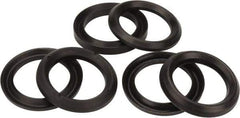 Made in USA - 1-3/4" Inside Diam x 2-1/2" Outside Diam V-Packing Set - 1-1/6" High - USA Tool & Supply