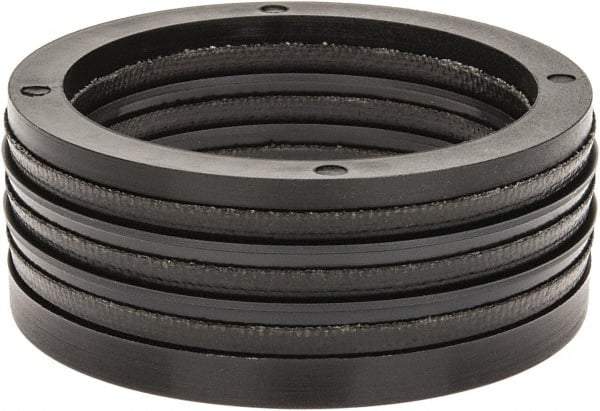 Made in USA - 2" Inside Diam x 2-1/2" Outside Diam V-Packing Set - 1" High - USA Tool & Supply