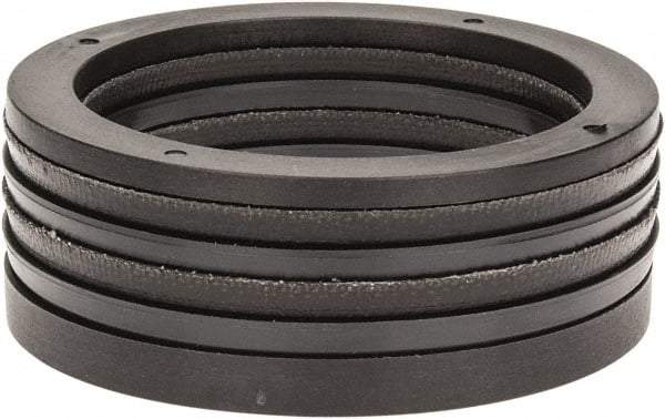 Made in USA - 2-1/4" Inside Diam x 2-7/8" Outside Diam V-Packing Set - 1" High - USA Tool & Supply